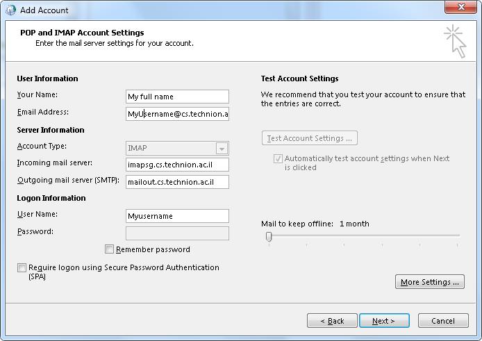 Outlook_2013_POP_and_IMAP_Account_Settings page