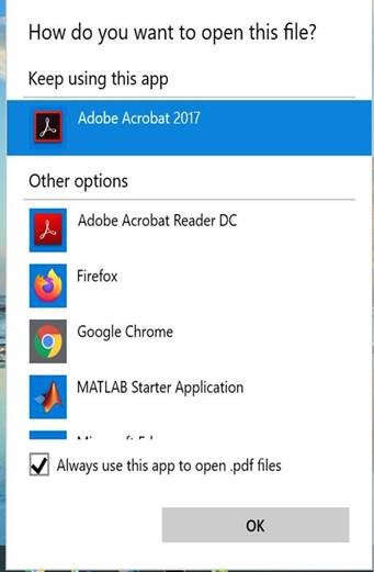 Adobe Acrobat 2017 Open this file